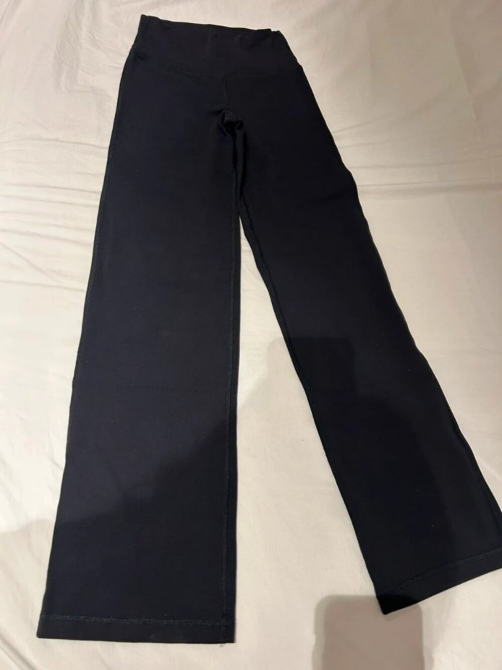 Women's Black Flared Sweatpants, Size S / US 4